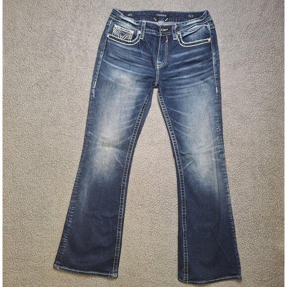 Vigoss Kendra Boot Cut Classic Fit Size 30x32 (actual 32X31.5) Denim Jeans READ - Picture 1 of 16